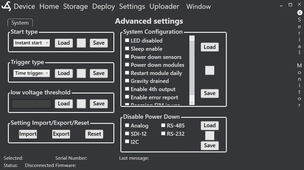 advanced settings view for the SmartSampler