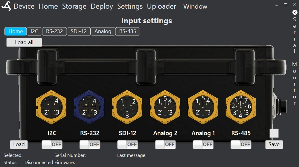 input settings view for the SmartSampler